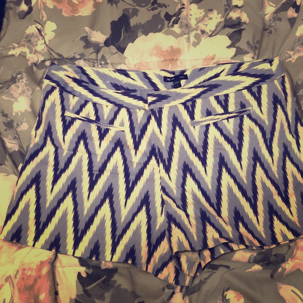 Gap Blue and White Shorts